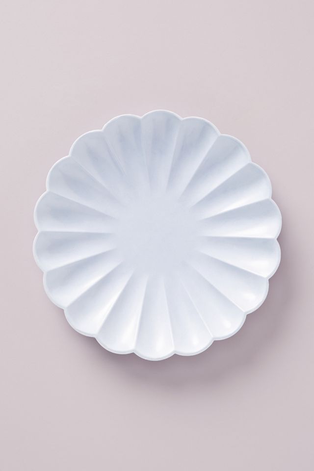 Scalloped Eco Plates, Set of 8 #1