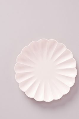 Scalloped Eco Plates, Set of 8