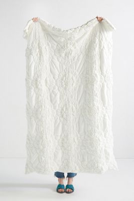 Textured Jersey Throw Blanket