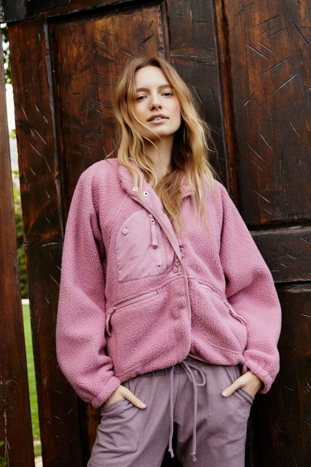 Free People Movement Hit The Slopes Fleece Jacket #1