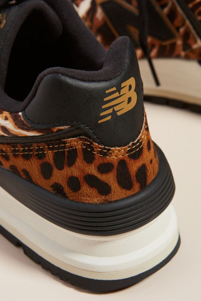 New Balance Leopard Trainer Sneakers #3