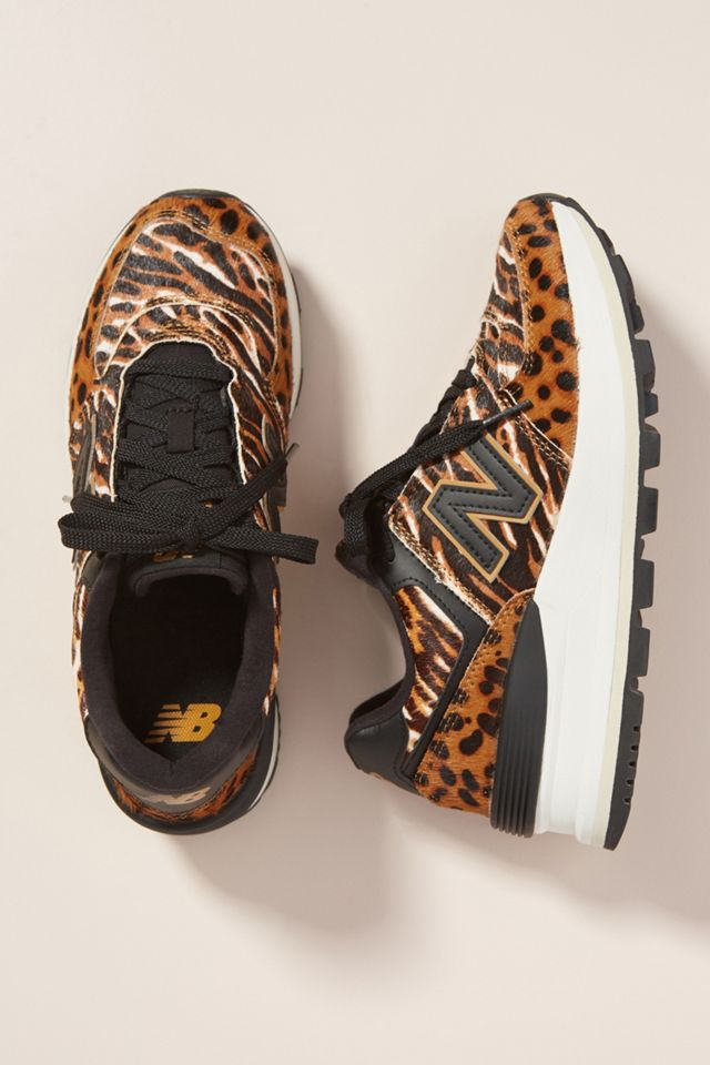 New Balance Leopard Trainer Sneakers | Anthropologie