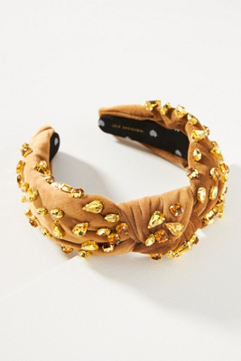 Anthropologie  Lele Sadoughi  Velvet Oversized Embellished Bow Lele Sadoughi Oversized Bow Headband | Anthropologie main image 3