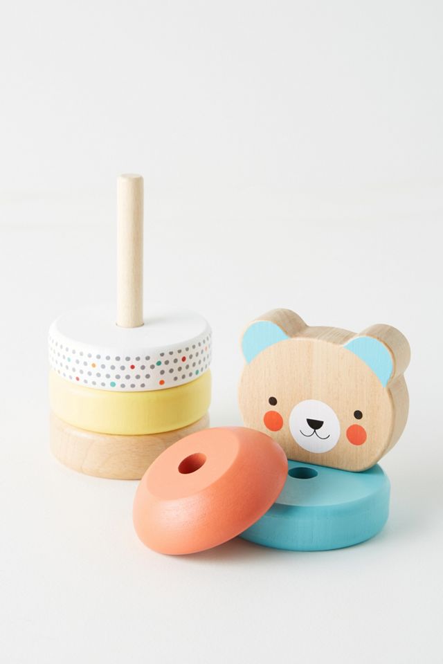 Happy Bear Wooden Stacker Toy #1