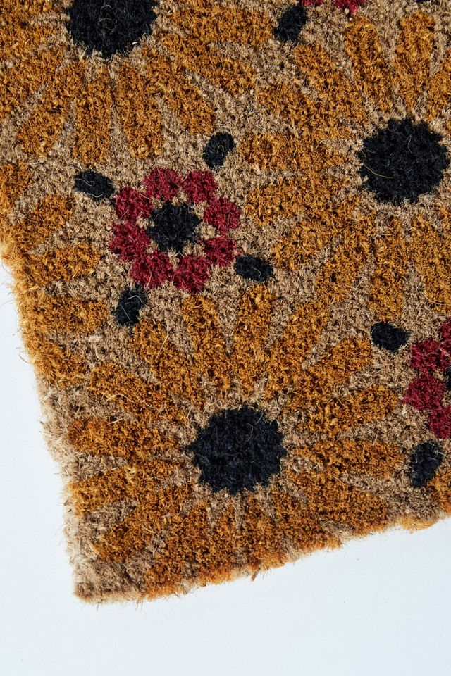 Yellow Daisy Doormat #1