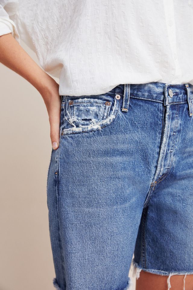 AGOLDE Rumi Ultra High-Rise Denim Bermuda Shorts #3