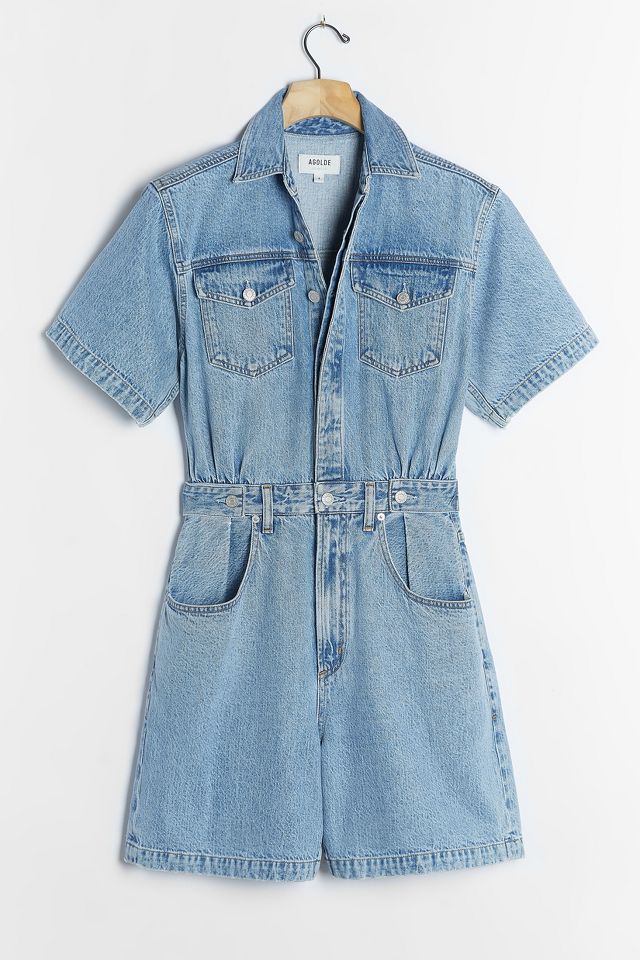 AGOLDE Zora Denim Romper