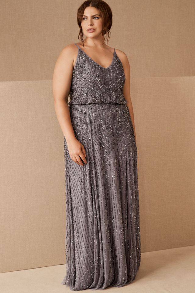 fidelia beaded maxi dress BHLDN Fidelia Dress