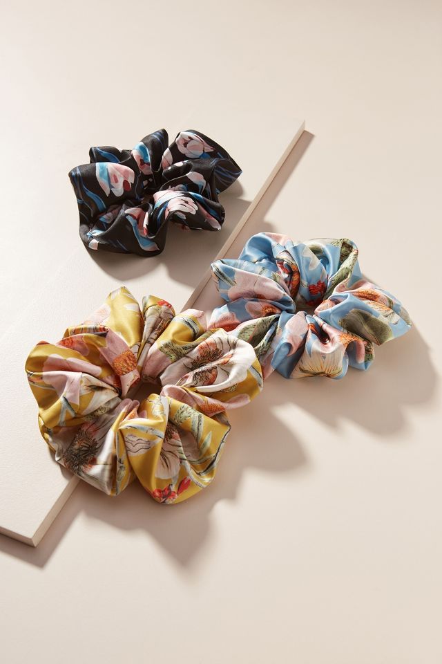 Avery Floral Scrunchie Set | Anthropologie