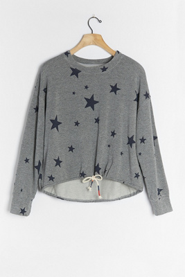 Sundry Stars Cinched Sweatshirt In Assorted