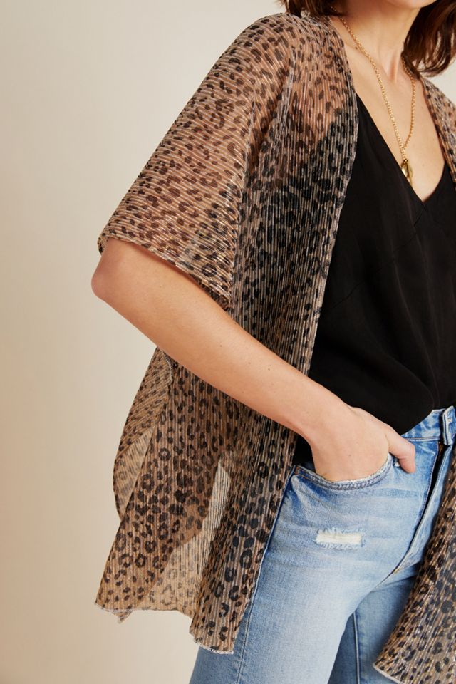 Jessie Leopard Kimono #2