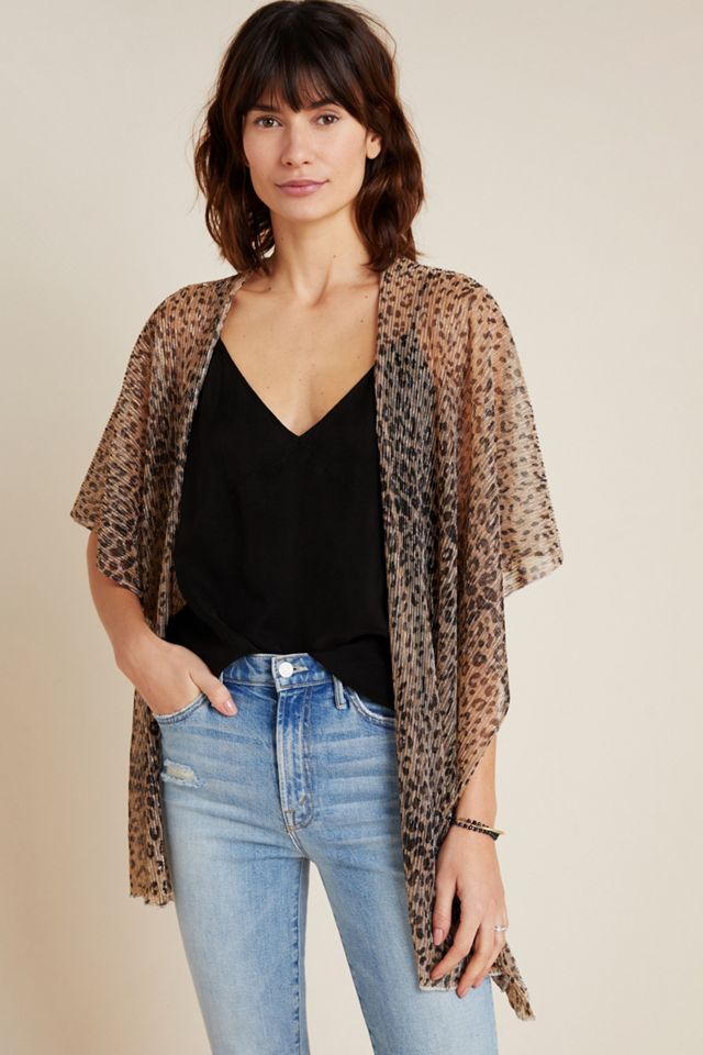Jessie Leopard Kimono #3
