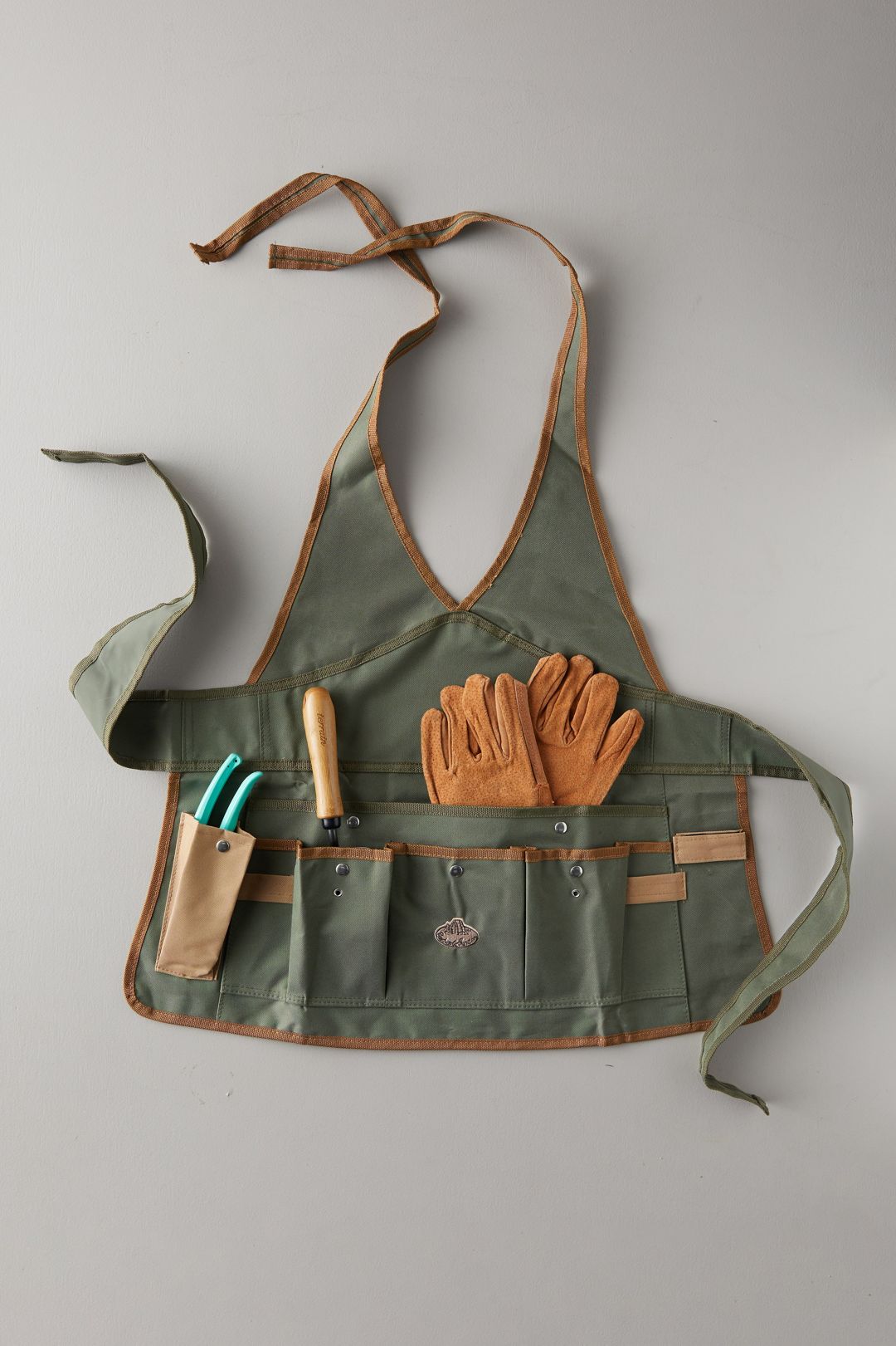 Canvas Garden Apron - Green, One Size