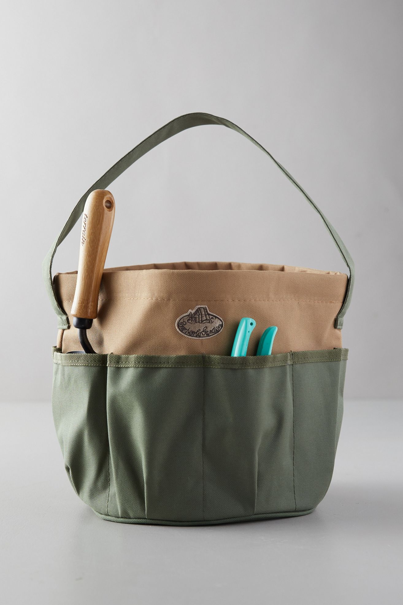 Canvas Garden Utility Bag - Green, One Size