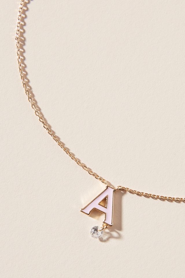 Monogram Pendant Necklace #2