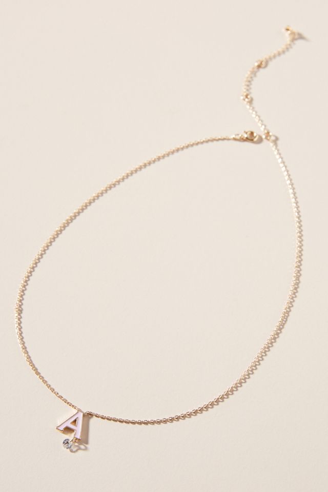 Monogram Pendant Necklace #1