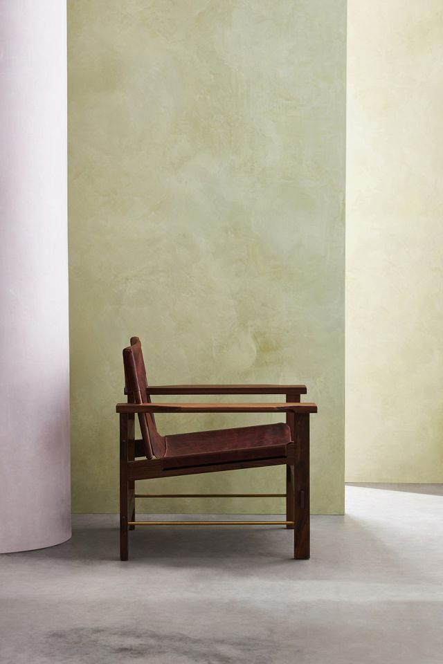 Lemieux et Cie Archie Leather Sling Chair #2