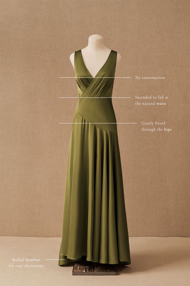 fame and partners green strapless dress Fame and Partners Green Dress