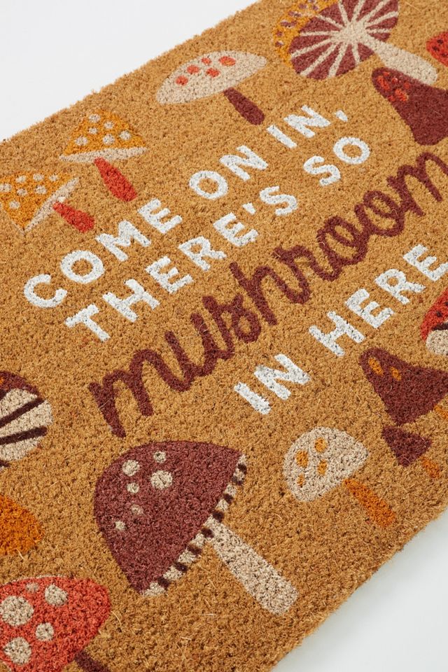 Come On In Mushroom Doormat #1