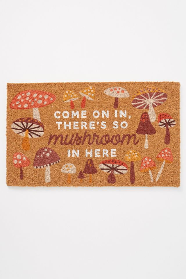 Come On In Mushroom Doormat