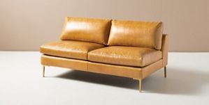 Bowen Modular Leather Armless Sofa