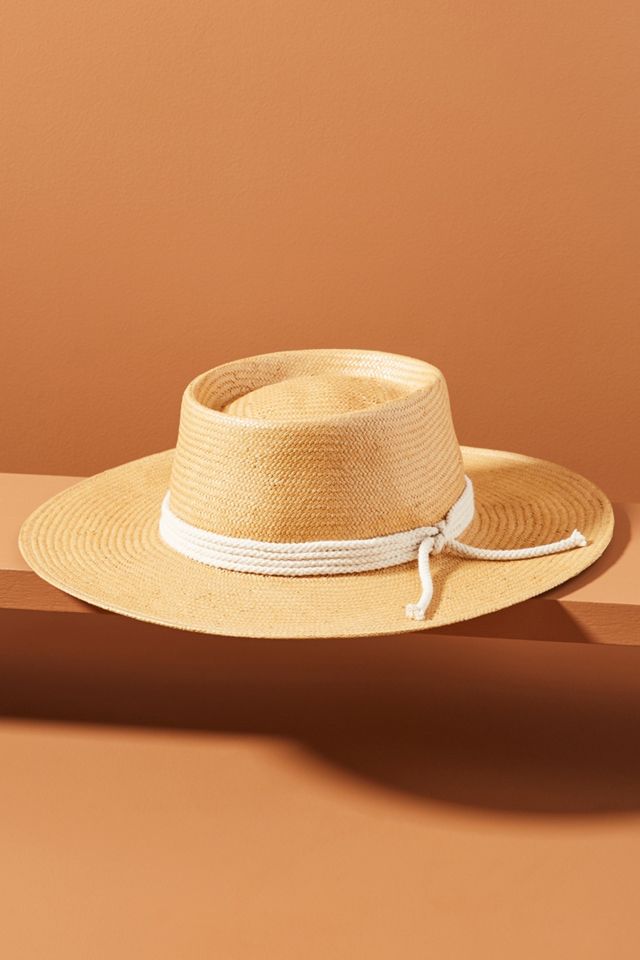 Gigi Pip Trimmed Boater