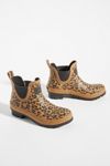 joules leopard print chelsea boots