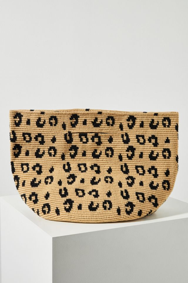 Leopard Shopper Clutch #1