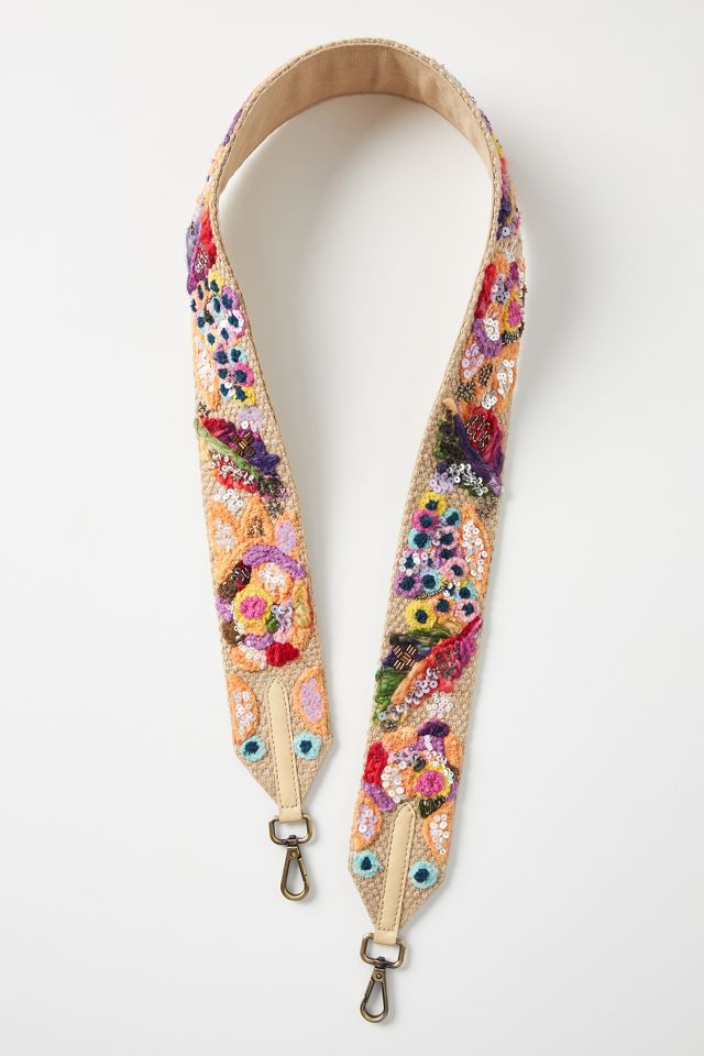 Embellished store handbag strap