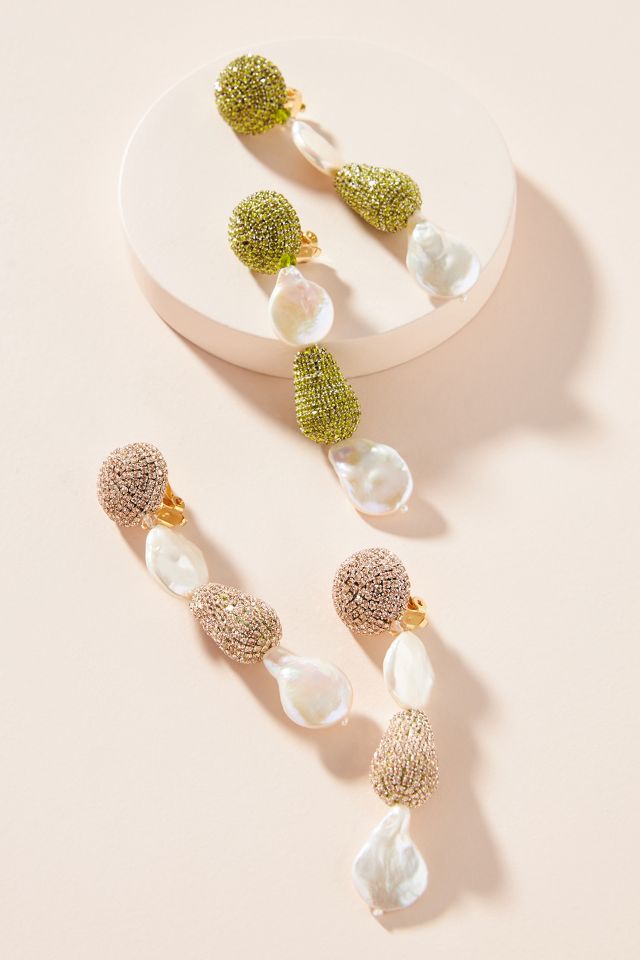Sachin Babi Jasmine Clip On Earrings