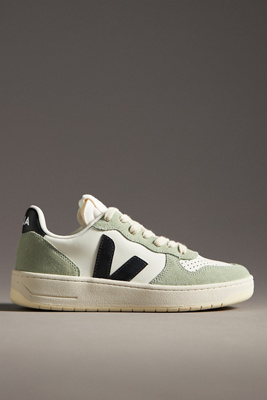 Shop Veja V-10 Sneakers In Multicolor