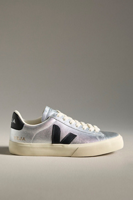 Veja Campo Leather Sneakers In Gray