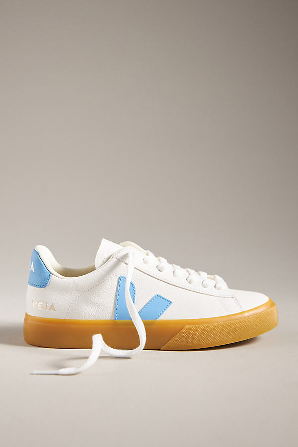 Veja Campo Leather Sneakers In Blue