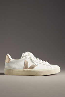 Veja Campo Leather Sneakers In White