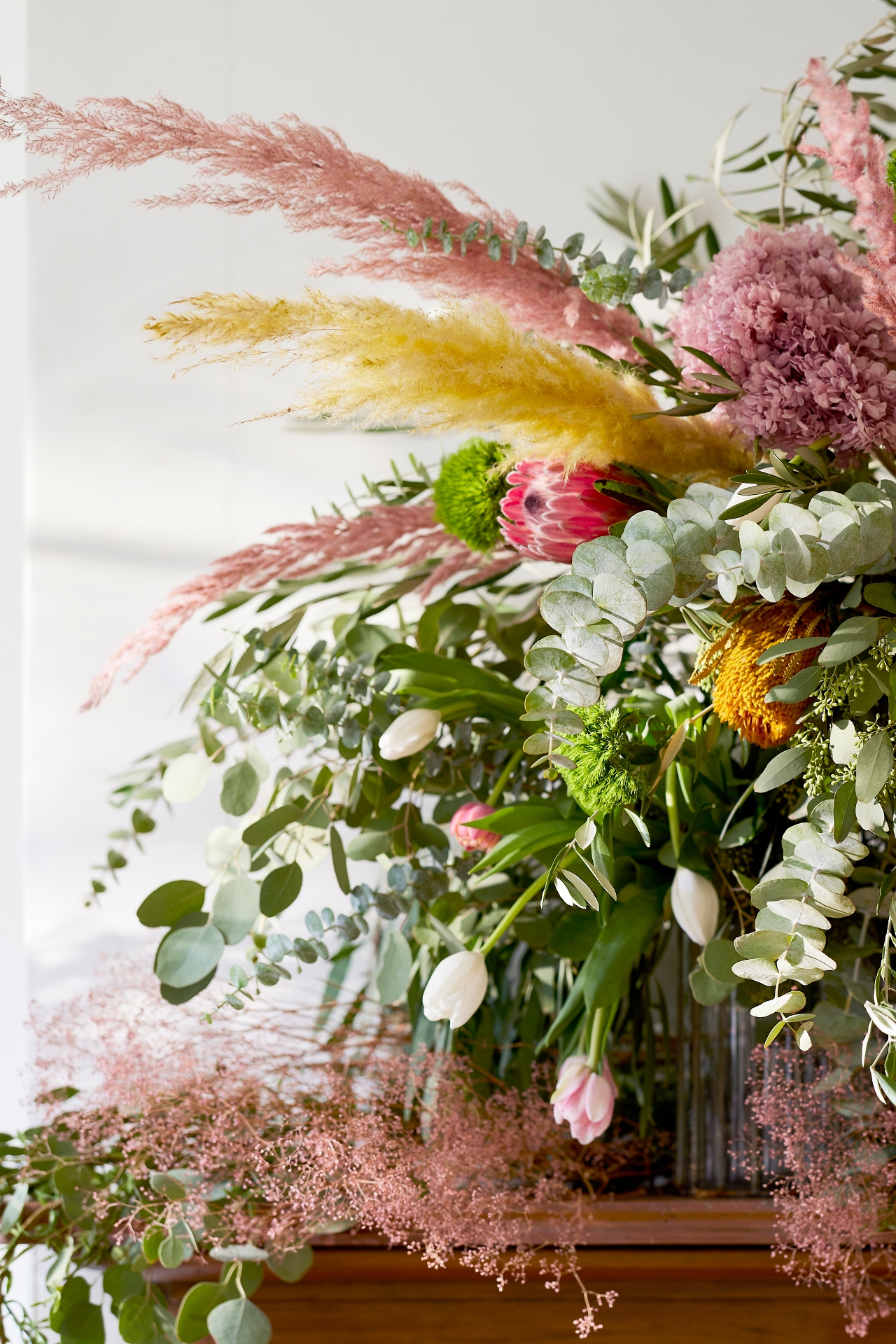 Dried Pampas Grass Bunch