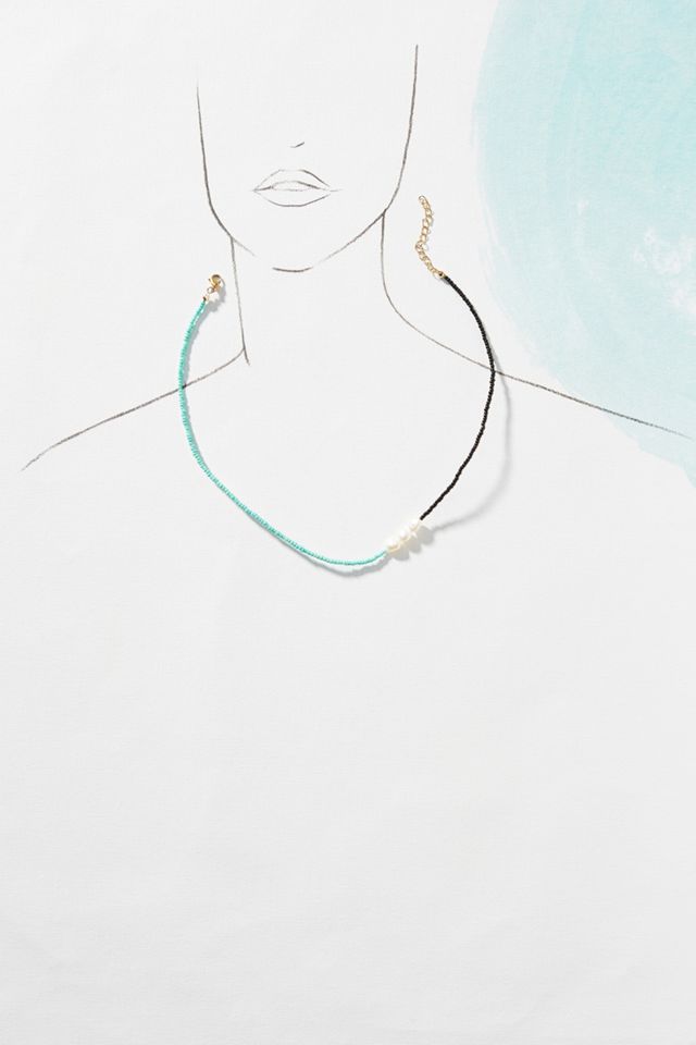 Zhuu Triple Pearl Necklace #3