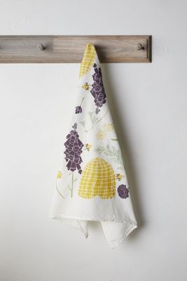 Honeybee Garden Dish Towel