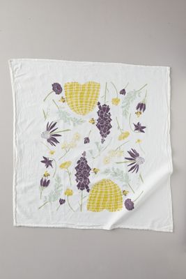 Honeybee Garden Dish Towel