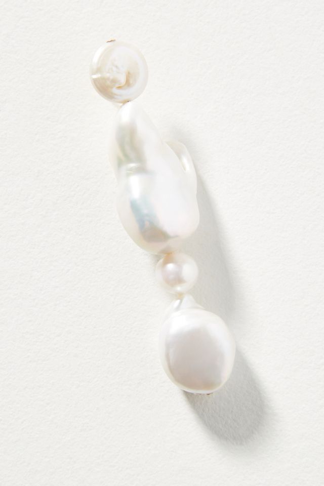 NST Studio Baroque Pearl Drop Earrings #1