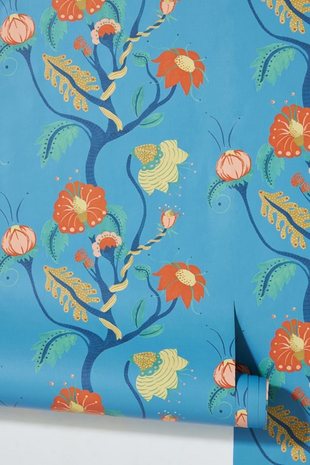 Carly Home Frank Floral Wallpaper #1