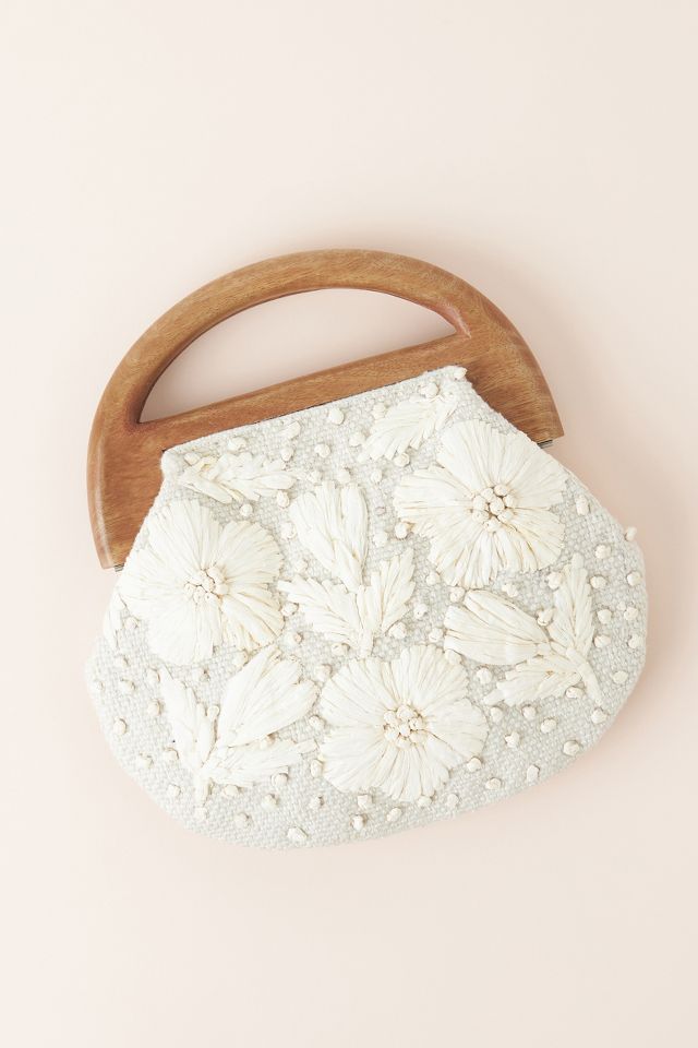 Anthropologie Juliette Embellished Clutch Bag