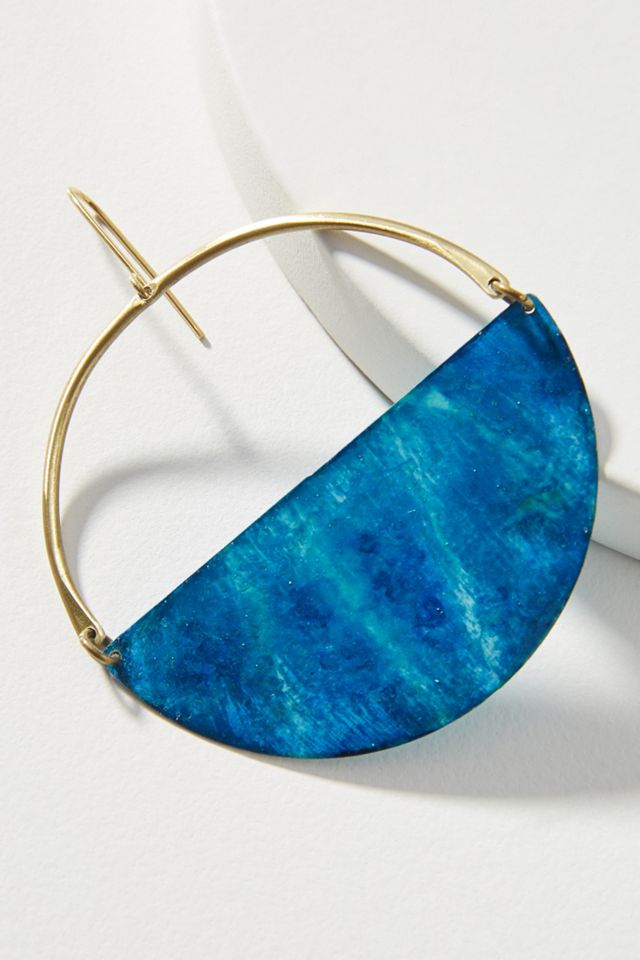 Sibilia Tie-Dyed Hoop Earrings #1