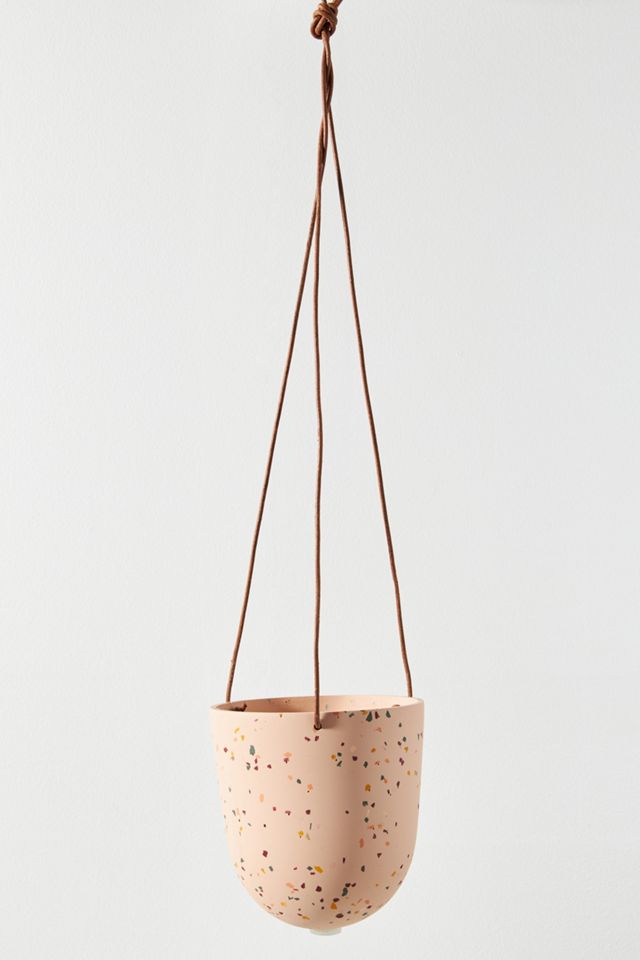 Terrazzo Dome Hanging Planter #3