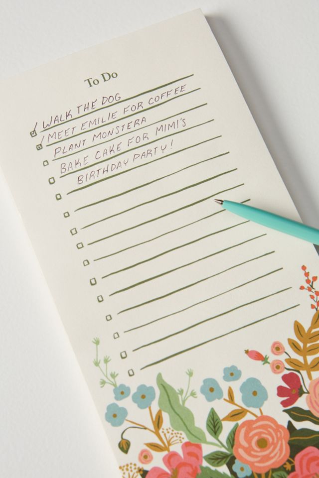 Rifle Paper Co. Floral Vines Market Pad #1