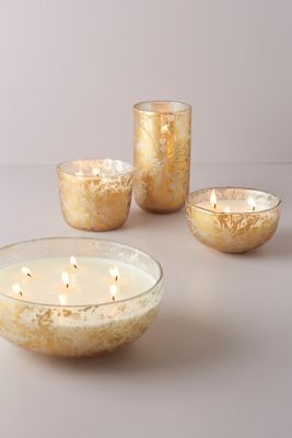 Avalon Lustered Glass Candle