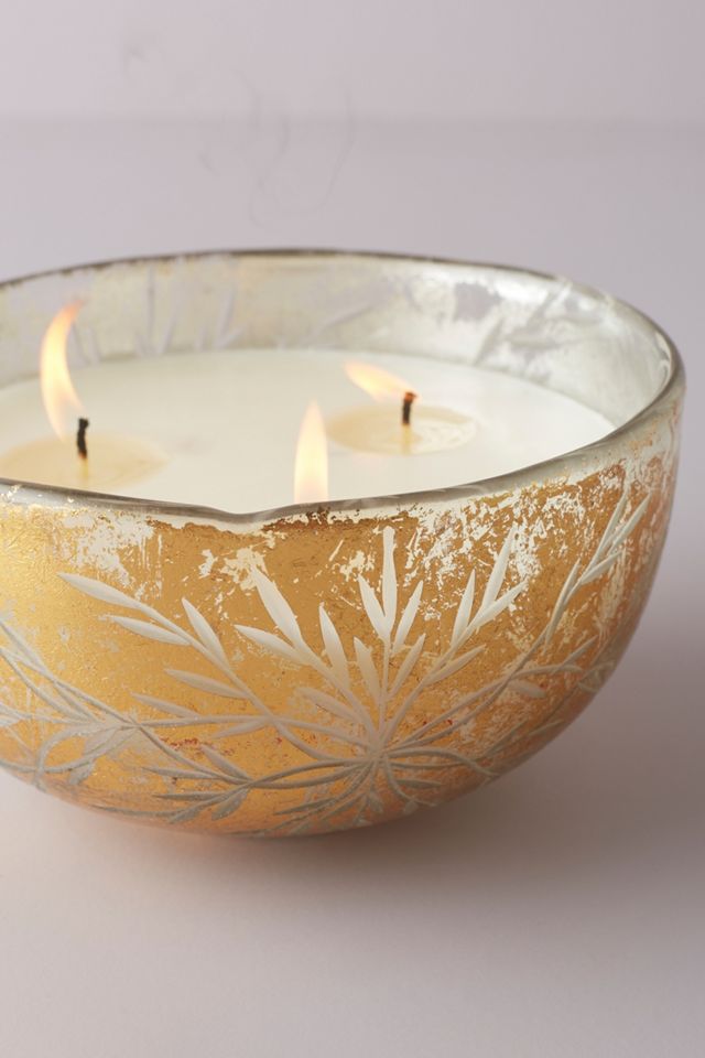 Avalon Lustered Glass Candle #3