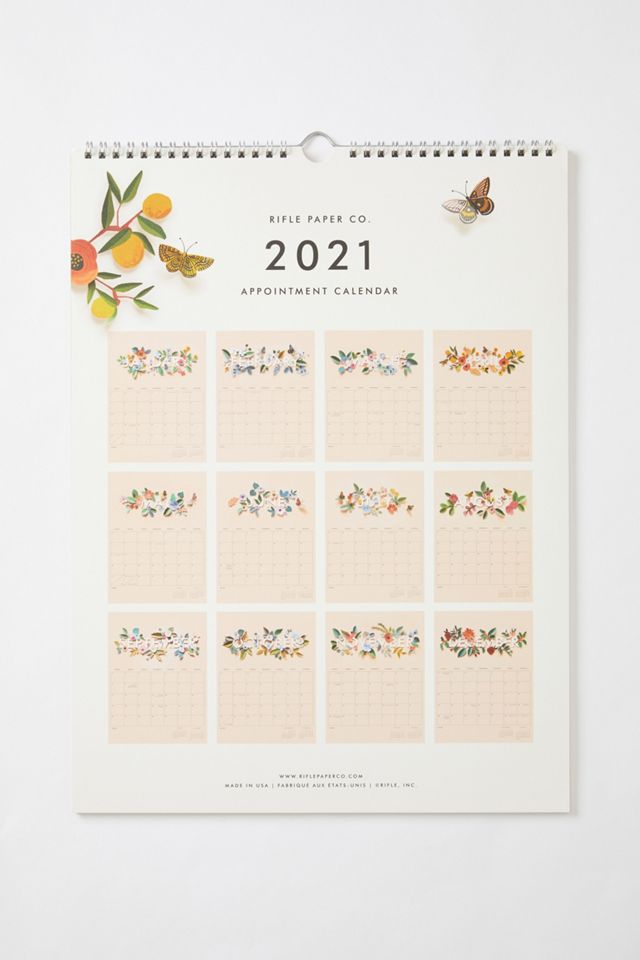 Rifle Paper Co. Floral 2021 Appointment Calendar #3