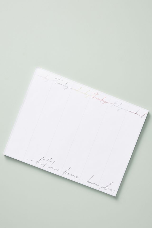 Otto & Berk Weekly Deskpad #1