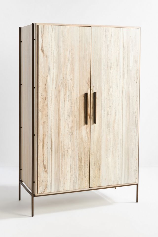 Rulo Reclaimed Spalted Oak Armoire #2
