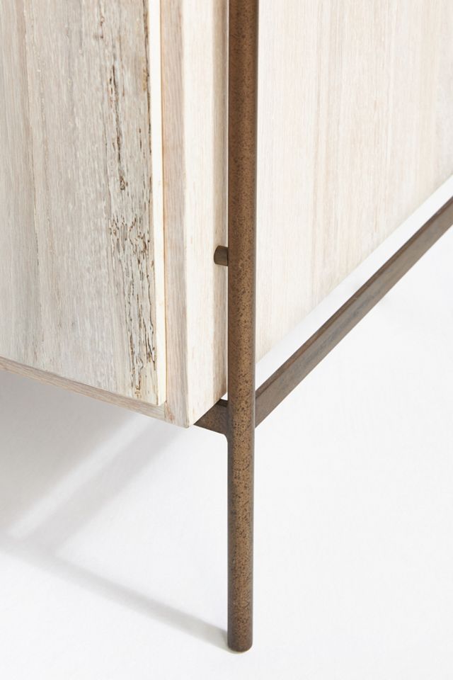 Rulo Reclaimed Spalted Oak Armoire #4